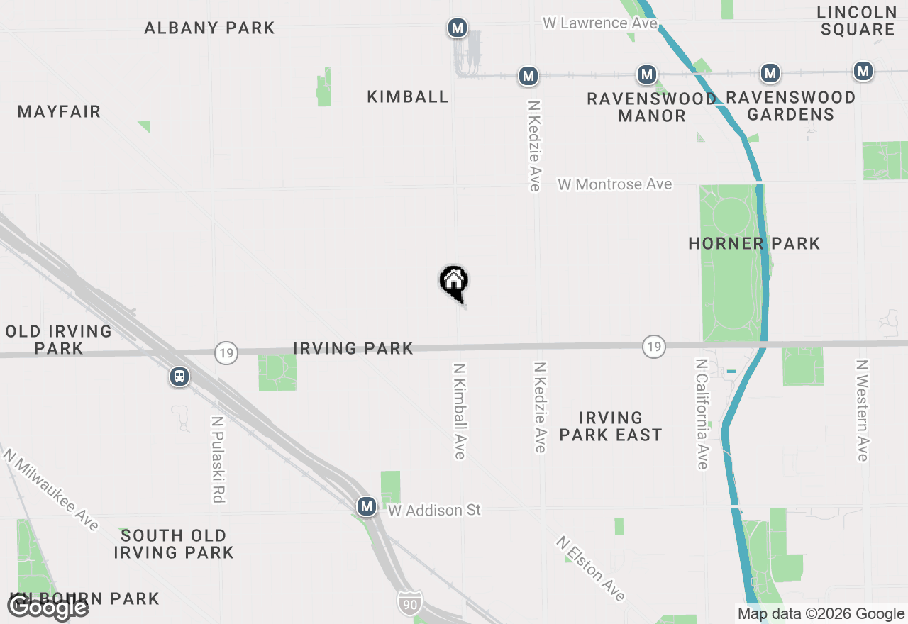 Map of 4054 N Kimball Avenue, Chicago, IL 60618