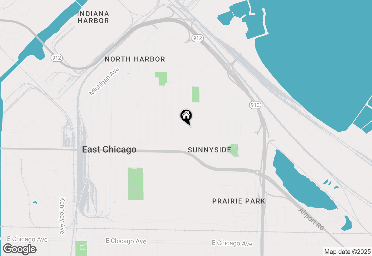 Map of 3923 Pulaski Street, East Chicago, IN 46312