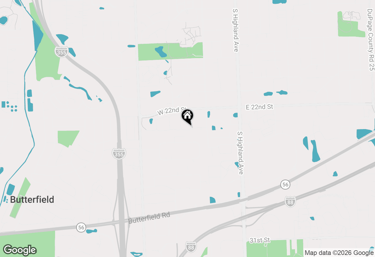 Map of 134 Arboretum Drive #134, Lombard, IL 60148