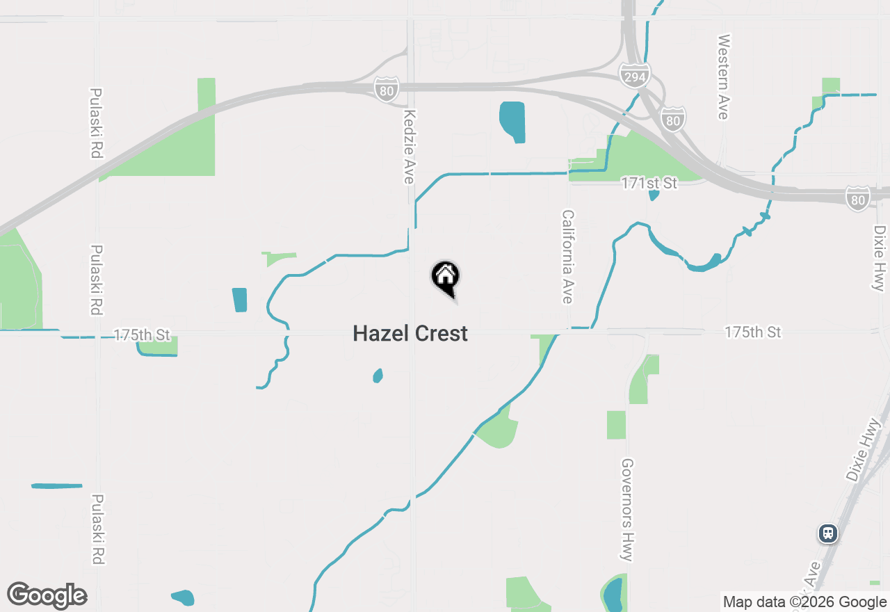 Map of 3108 Lexington Drive, Hazel Crest, IL 60429