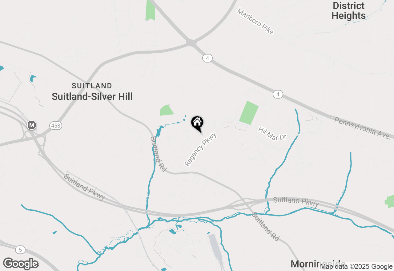 Map of 5715 Regency Lane, District Heights, MD 20747