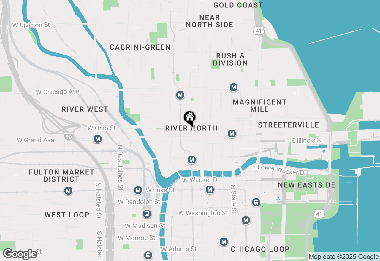 Map of 546 N Wells Street #3, Chicago, IL 60654