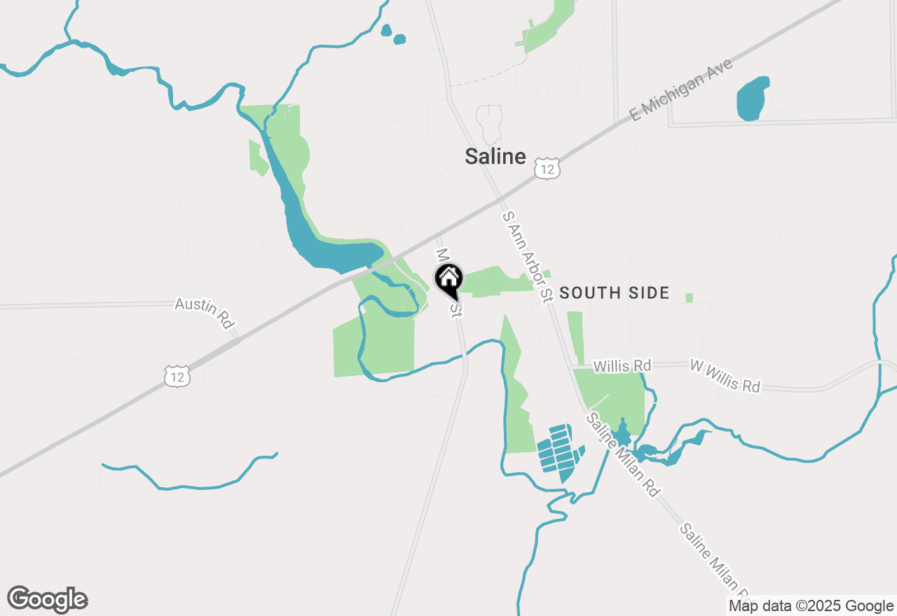 Map of 218 Monroe Street, Saline, MI 48176