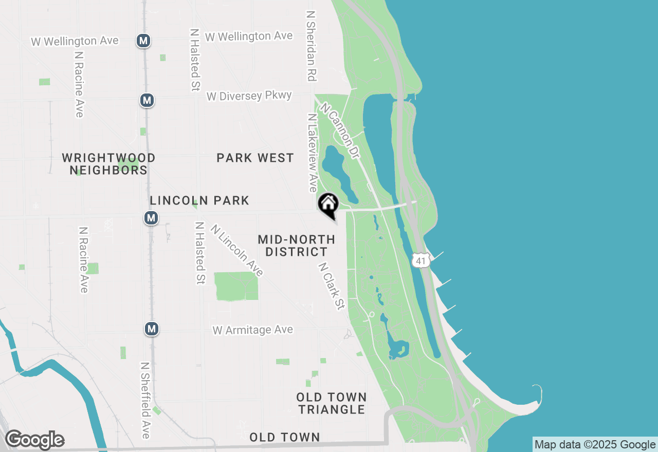 Map of 2335 N Commonwealth Avenue #3H, Chicago, IL 60614