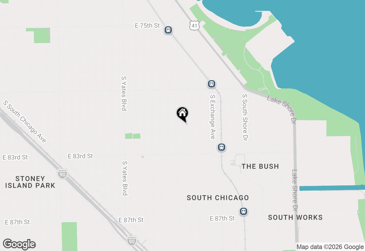 Map of 8111 S Manistee Avenue, Chicago, IL 60617