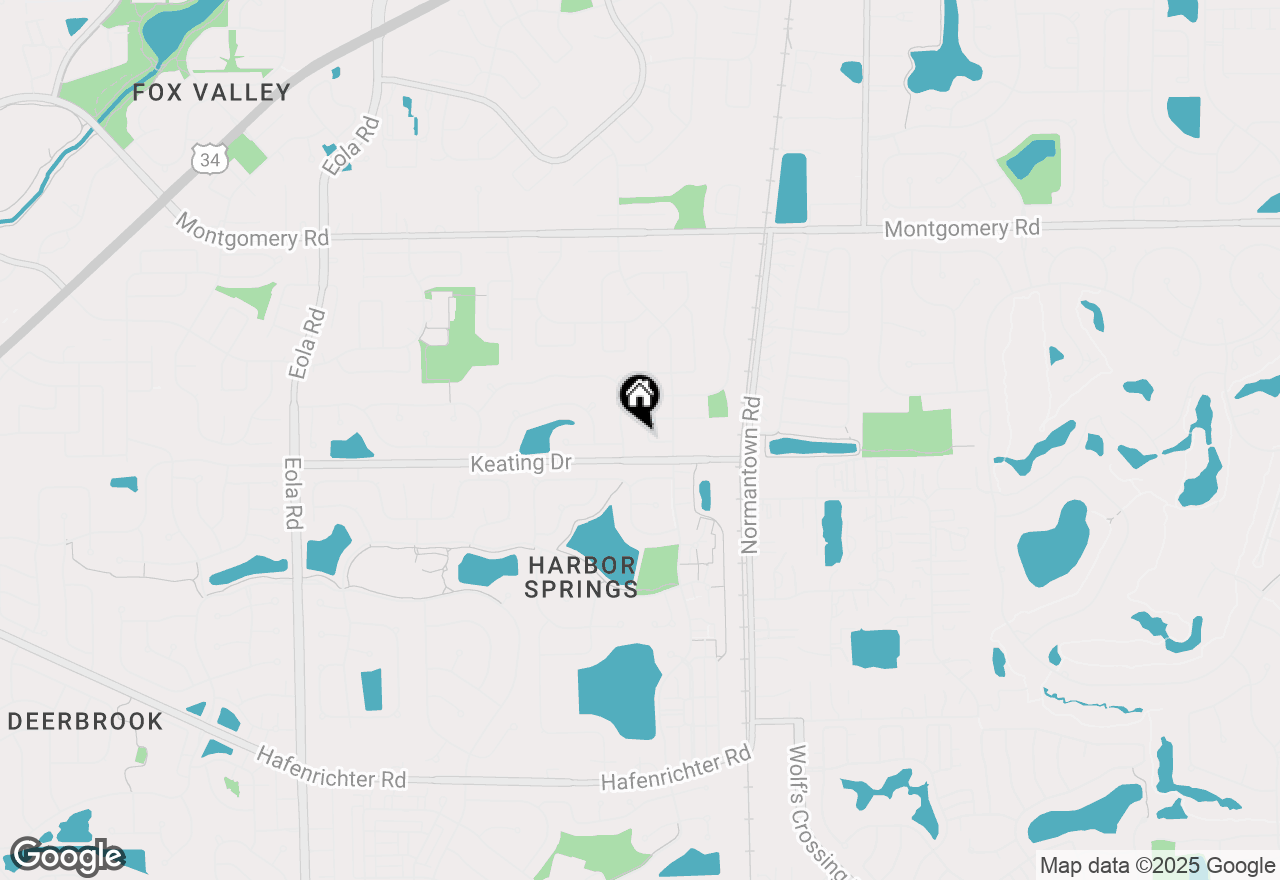 Map of 3144 Johnsbury Lane, Aurora, IL 60504