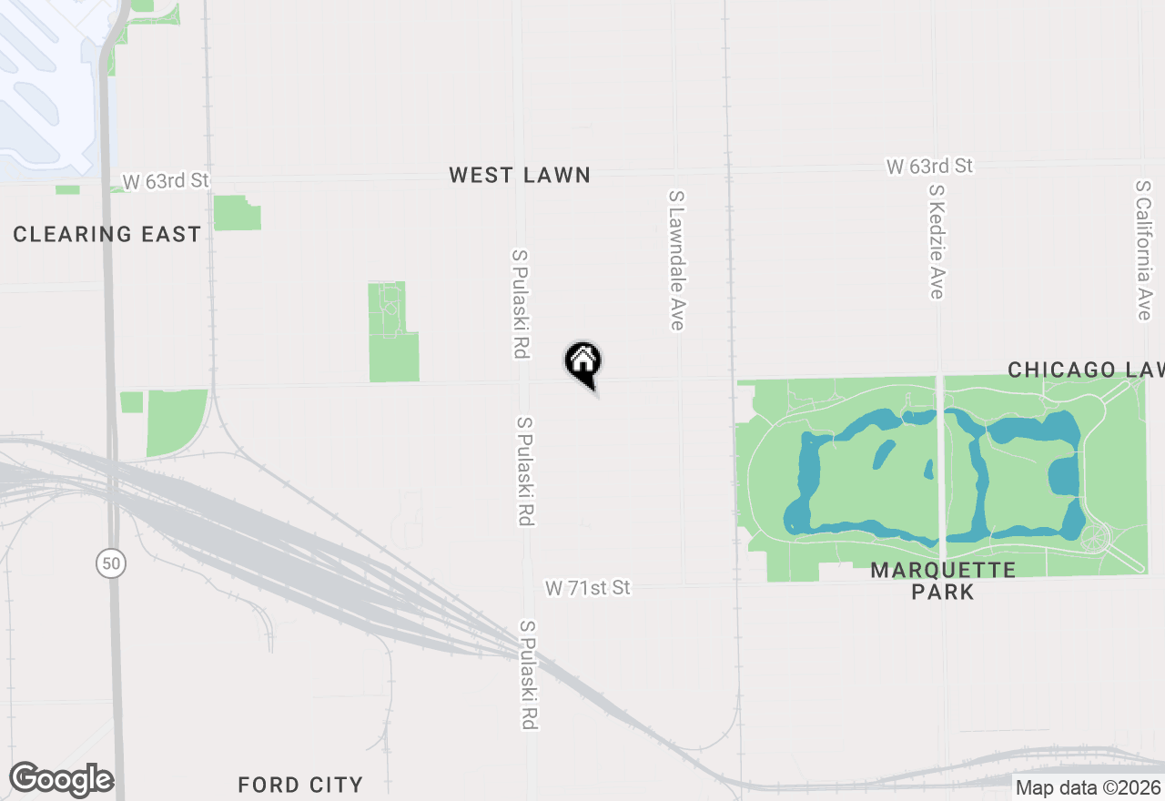 Map of 3854 W 67th Place, Chicago, IL 60629