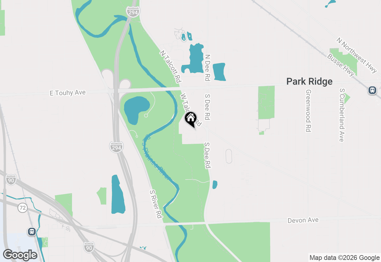 Map of 400 Thames Parkway #1F, Park Ridge, IL 60068