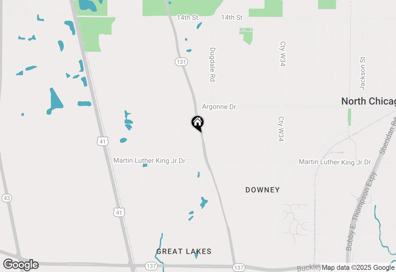 Map of 2030 Greenbay Road, North Chicago, IL 60064