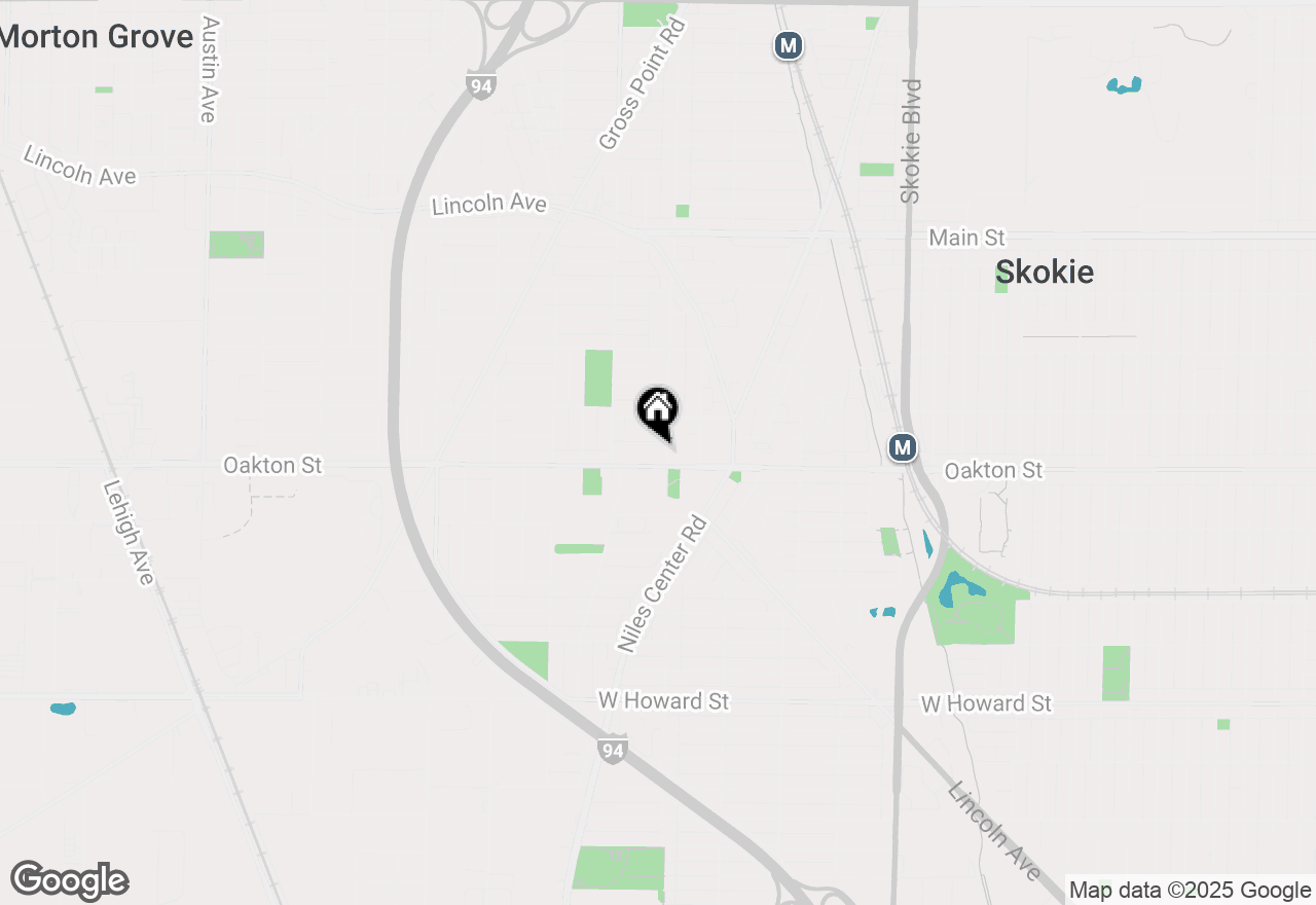 Map of 5200 Oakton Street #205, Skokie, IL 60077