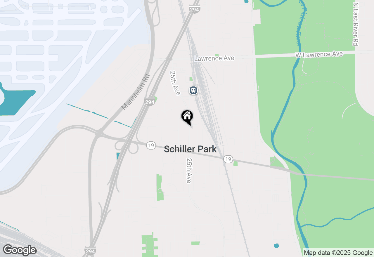 Map of 4348 Ruby Street, Schiller Park, IL 60176