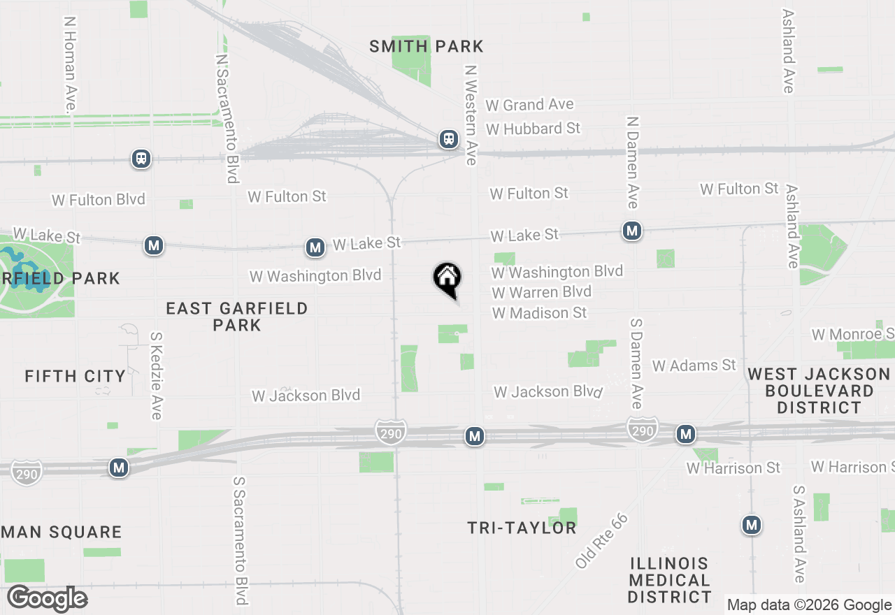 Map of 2444 W Madison Street #3, Chicago, IL 60612