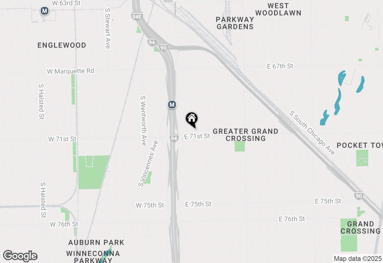 Map of 7045 S Wabash Avenue, Chicago, IL 60637