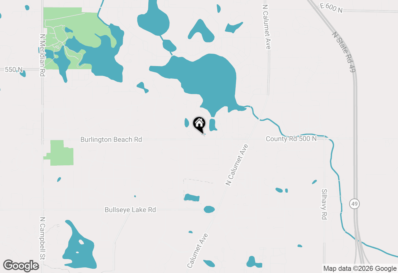 Map of 1401 Burlington Beach, Valparaiso, IN 46383