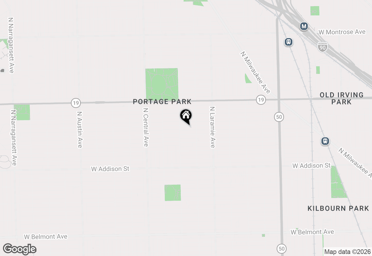 Map of 5337 W Berenice Avenue, Chicago, IL 60641