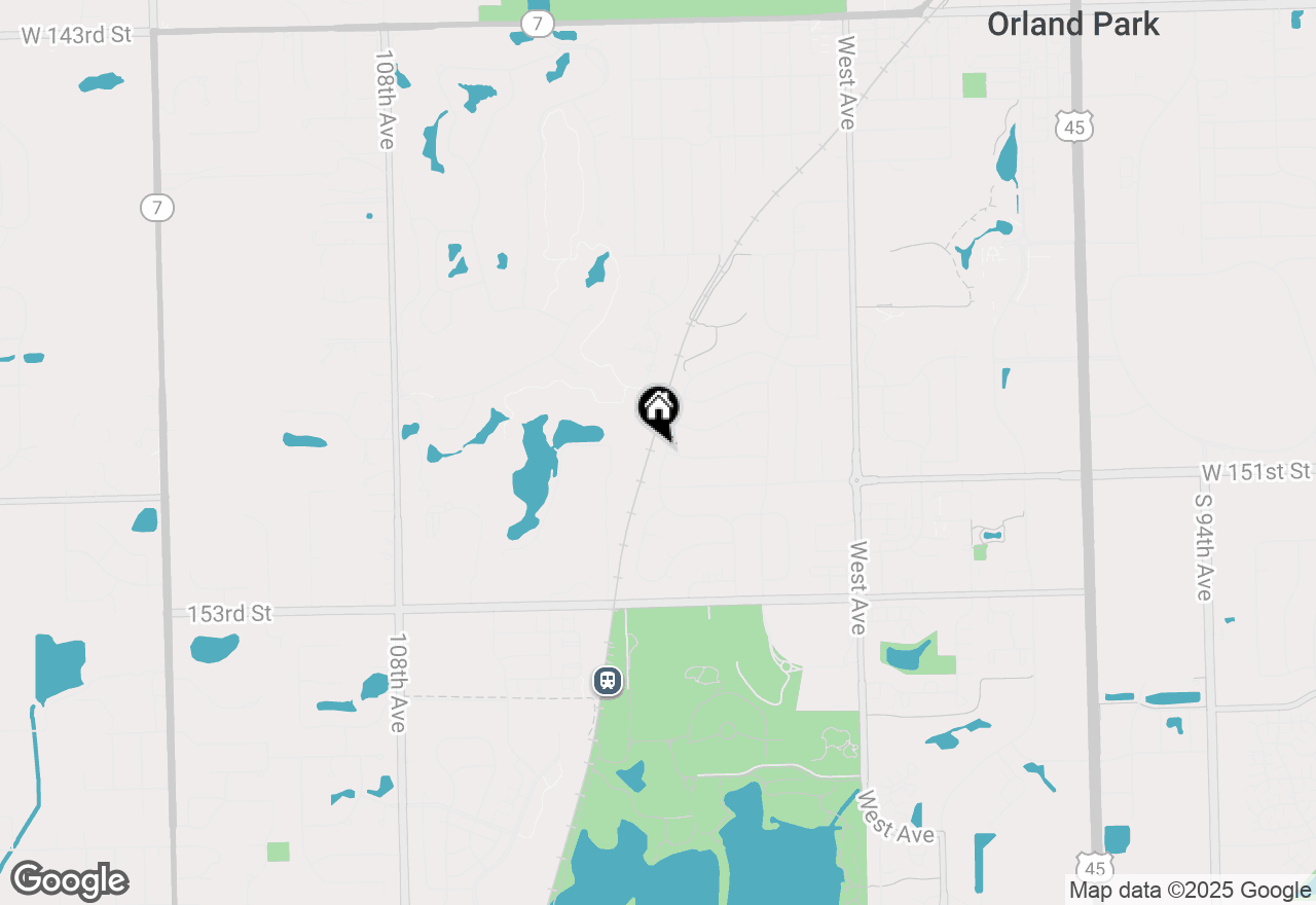 Map of (Address confidential), Orland Park, Illinois 60462