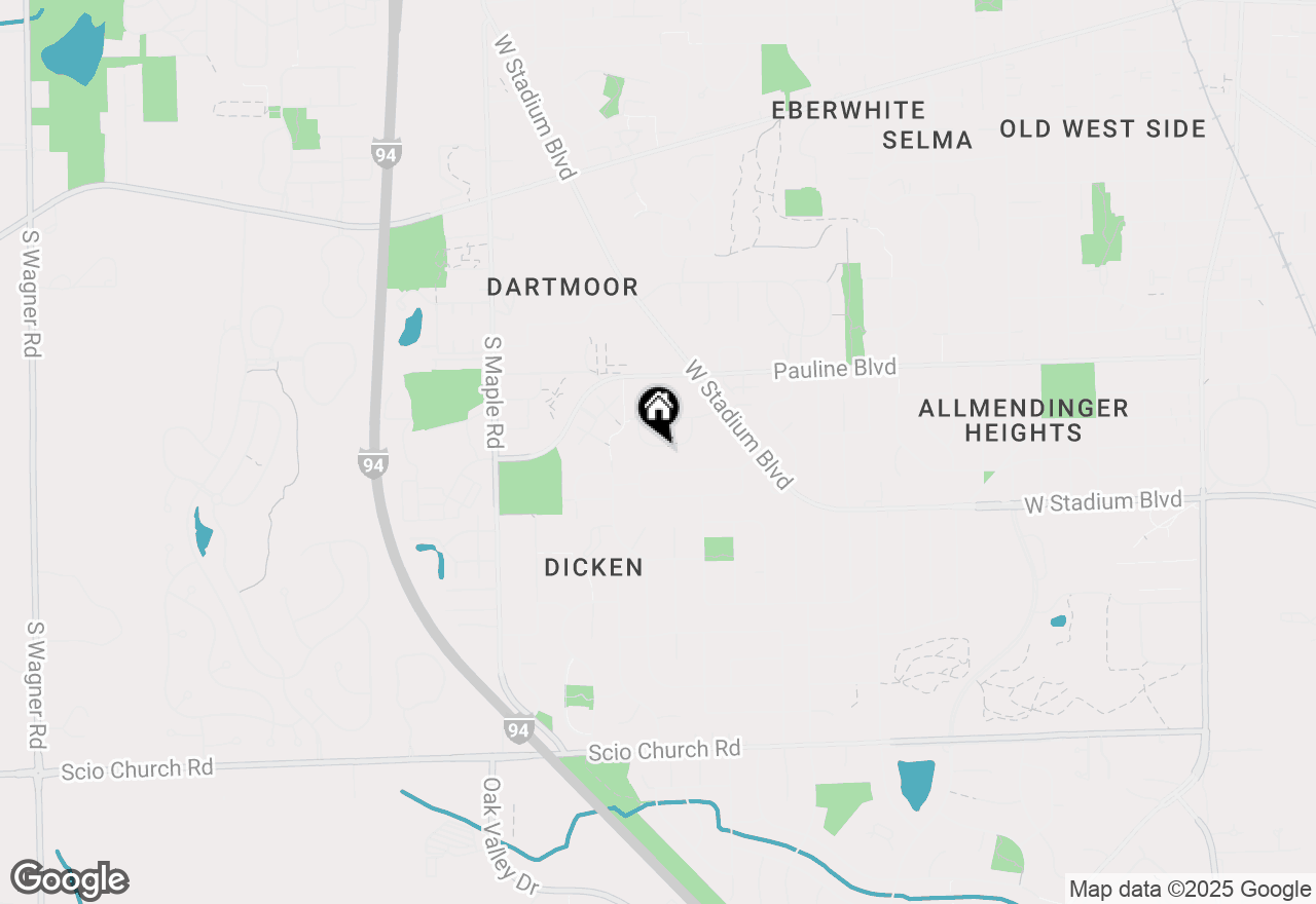 Map of 2041 Norfolk Avenue, Ann Arbor, MI 48103