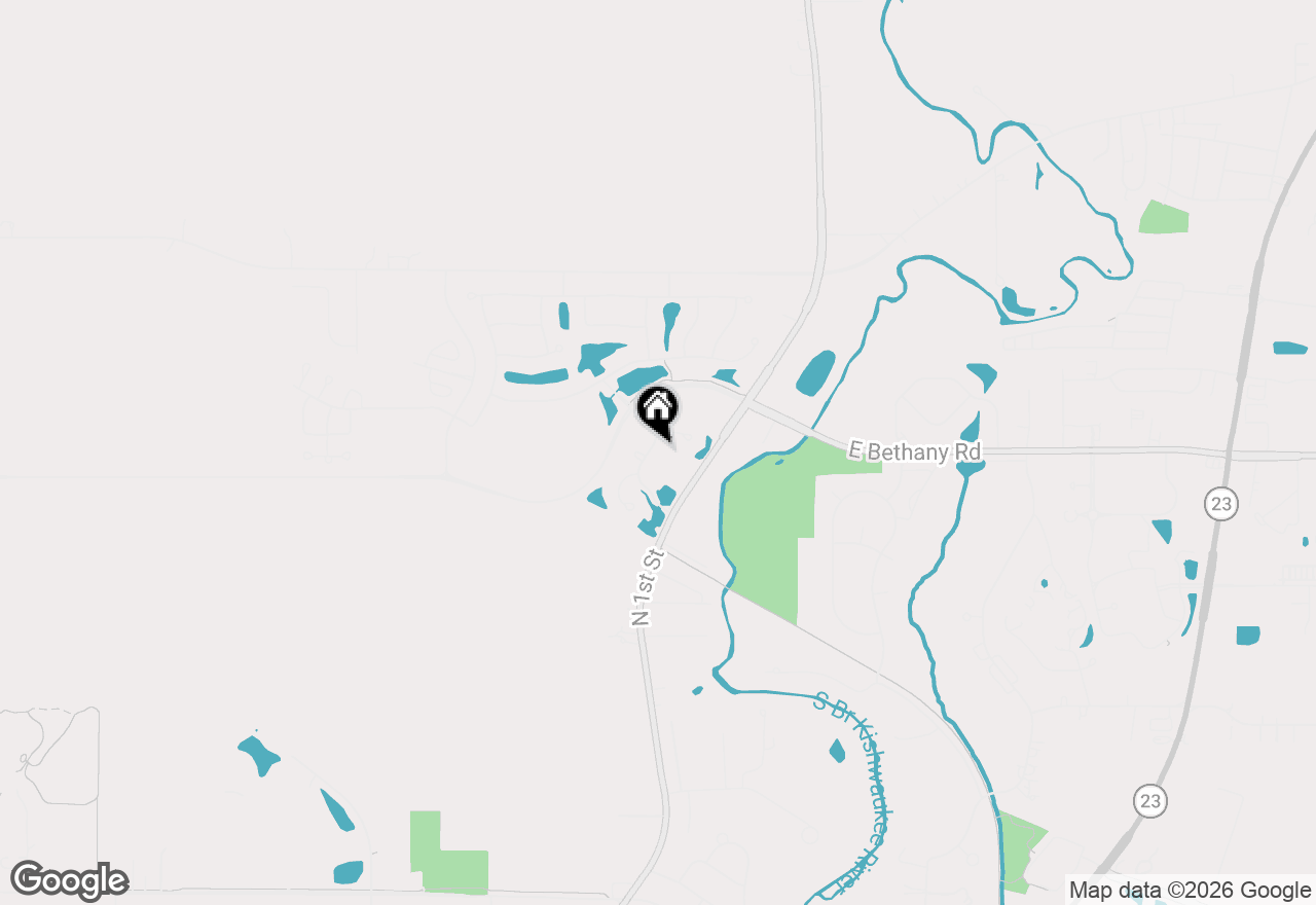 Map of 3160 Covered Bridge Lane, Dekalb, IL 60115