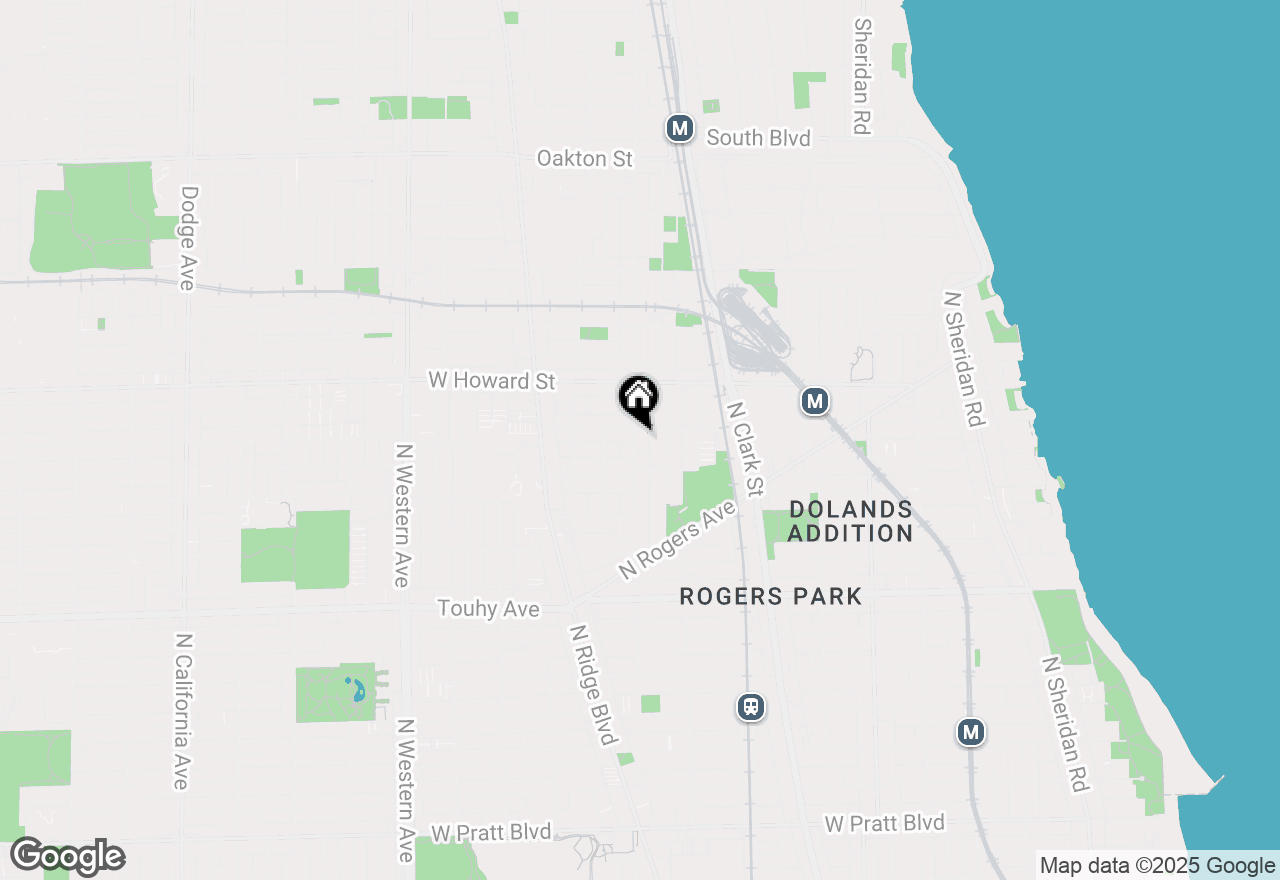 Map of 7433 N Damen Avenue, Chicago, IL 60645