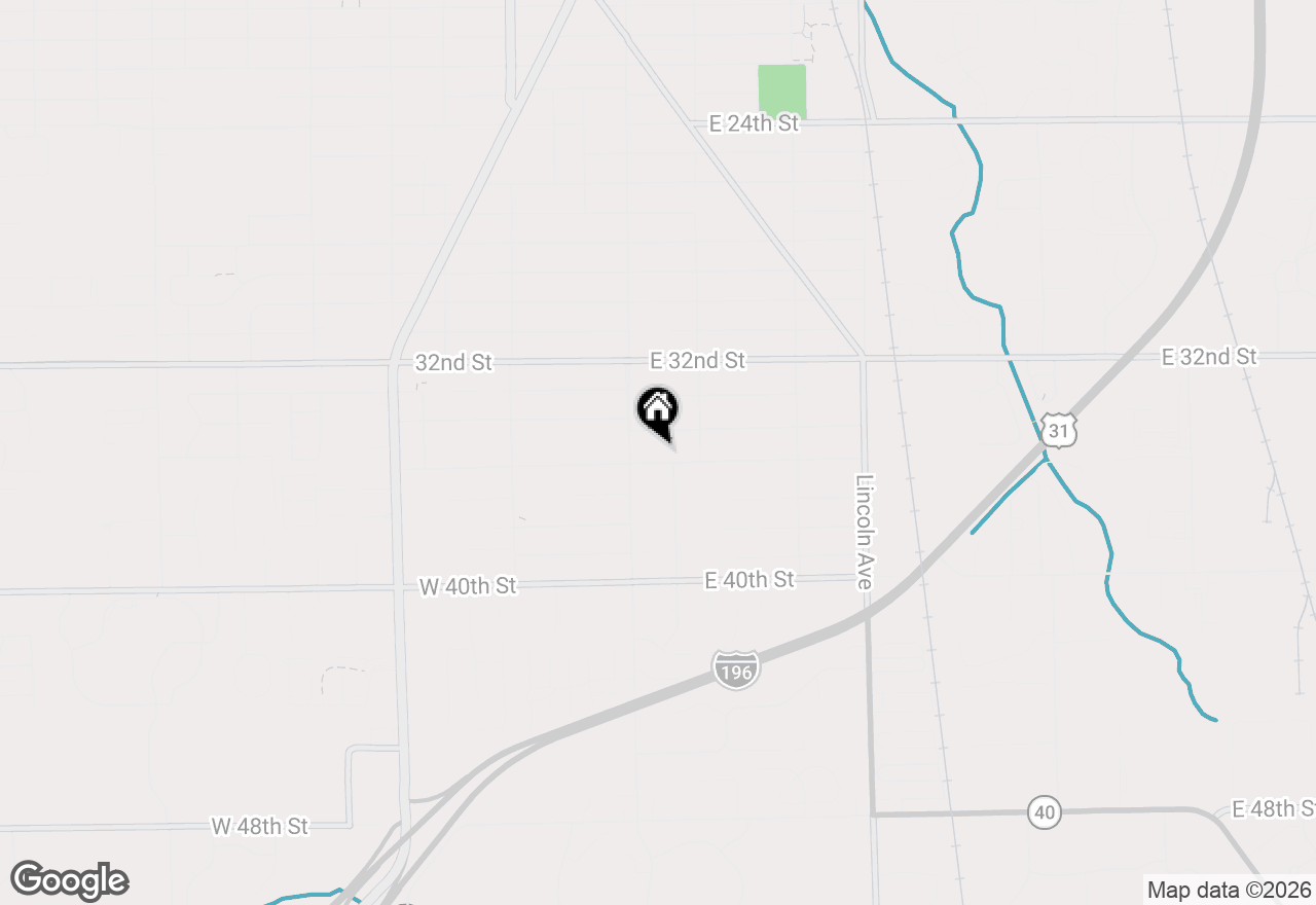 Map of 23 E 35th Street, Holland, MI 49423
