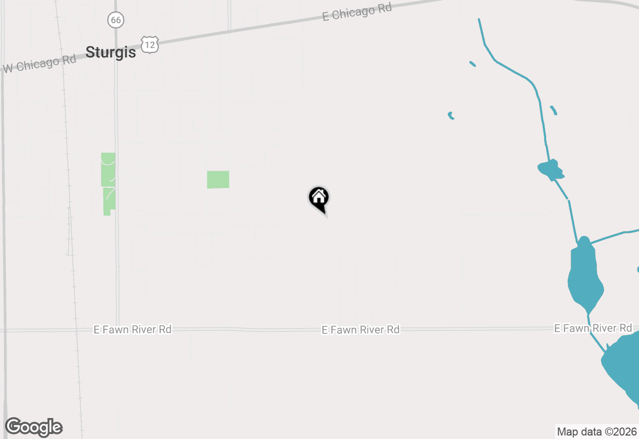 Map of 1486 Baird Street, Sturgis, MI 49091