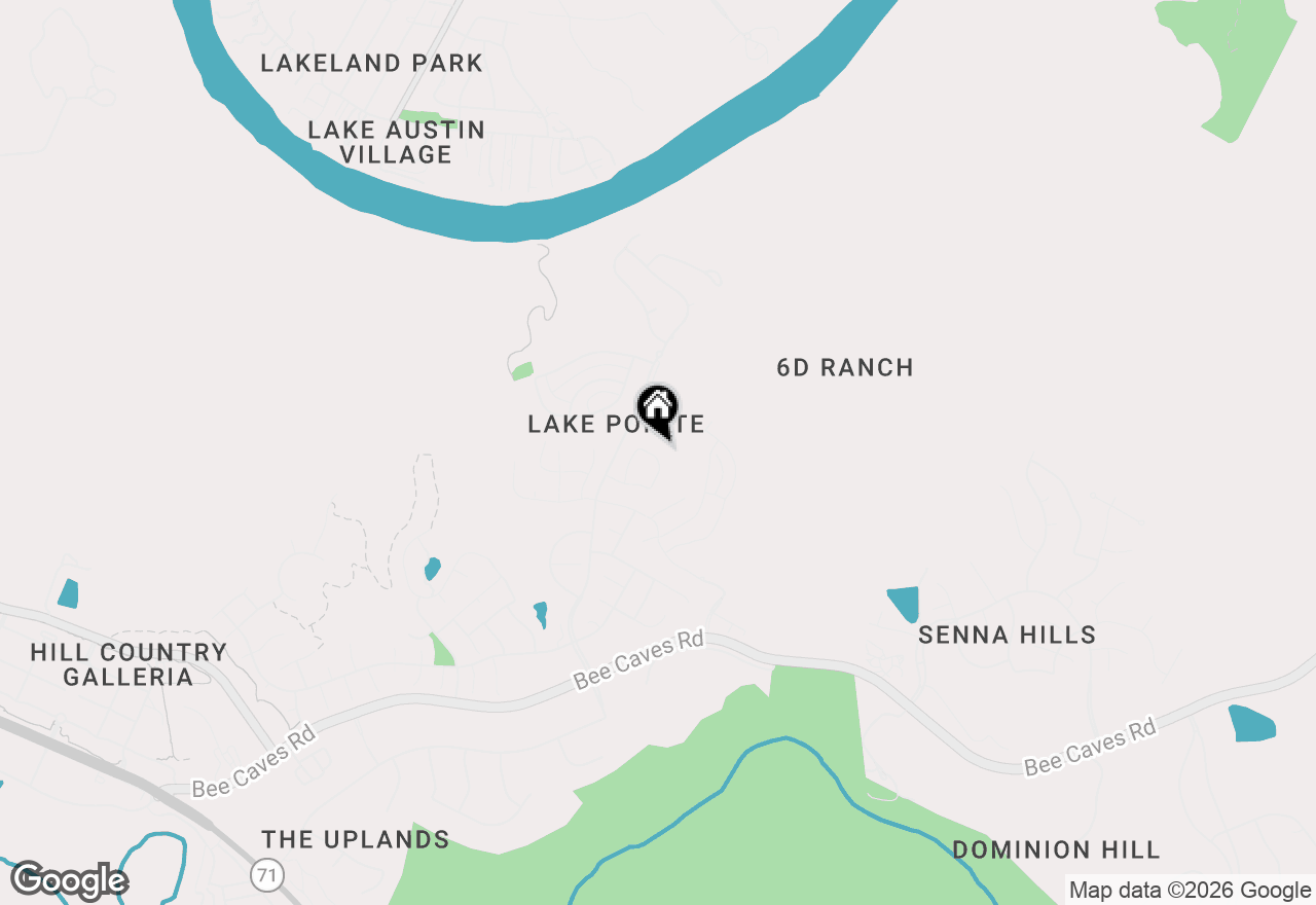 Map of 10613 Pointe View Dr, Austin, TX 78738