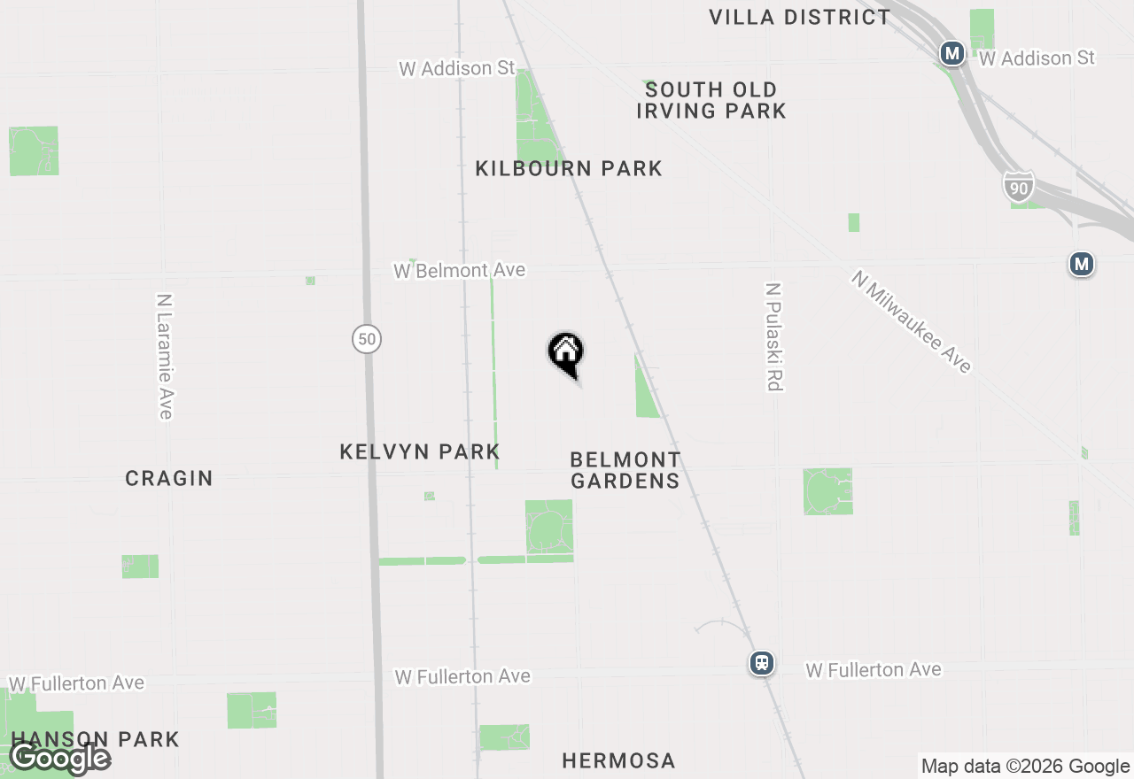 Map of 2936 N Kostner Avenue, Chicago, IL 60641