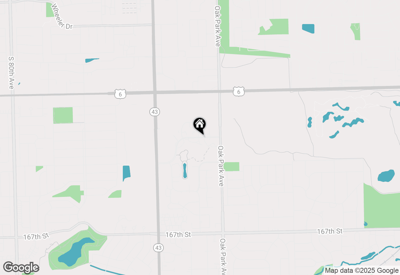 Map of 6903 Lexington Court #6903, Tinley Park, IL 60477