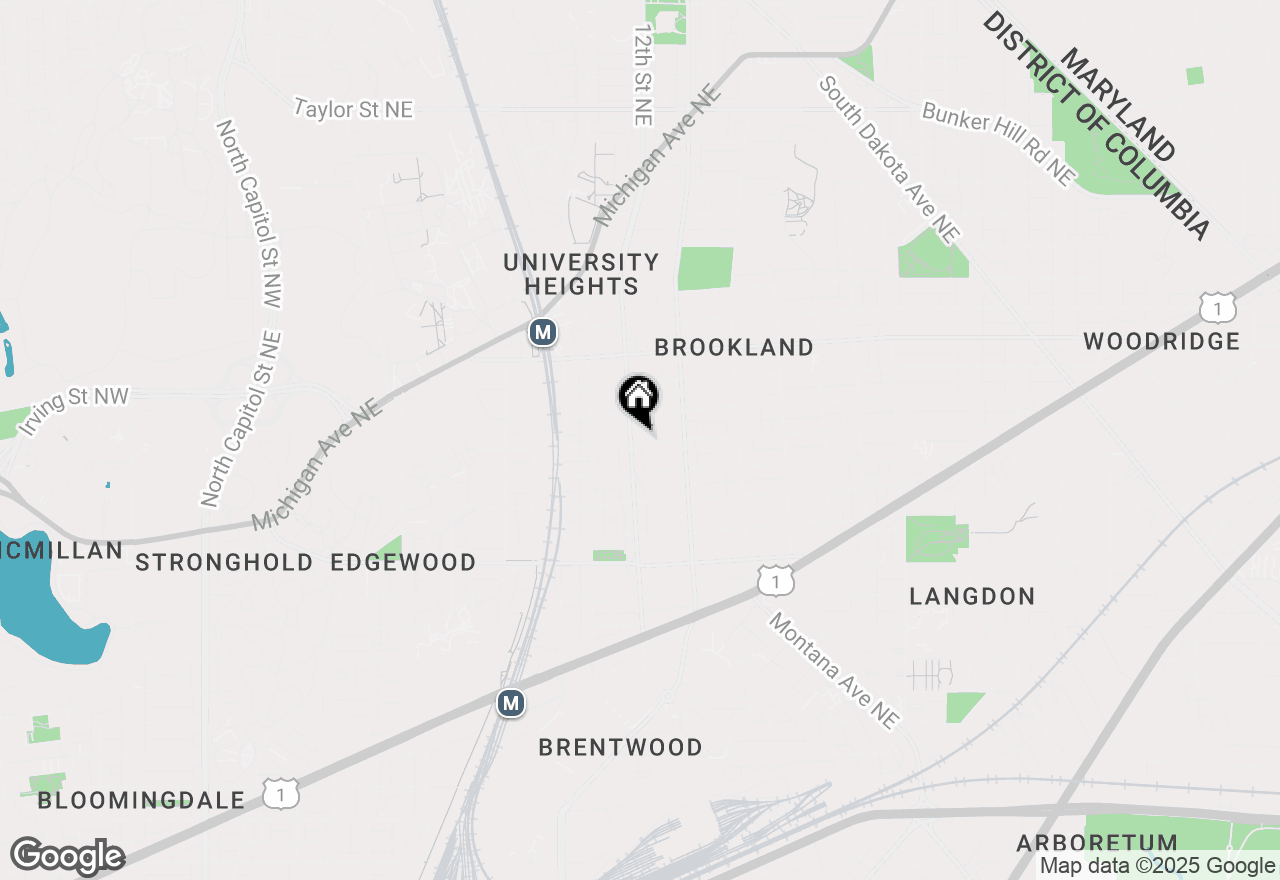 Map of 1202 Jackson Street Ne #P-6, Washington, DC 20017