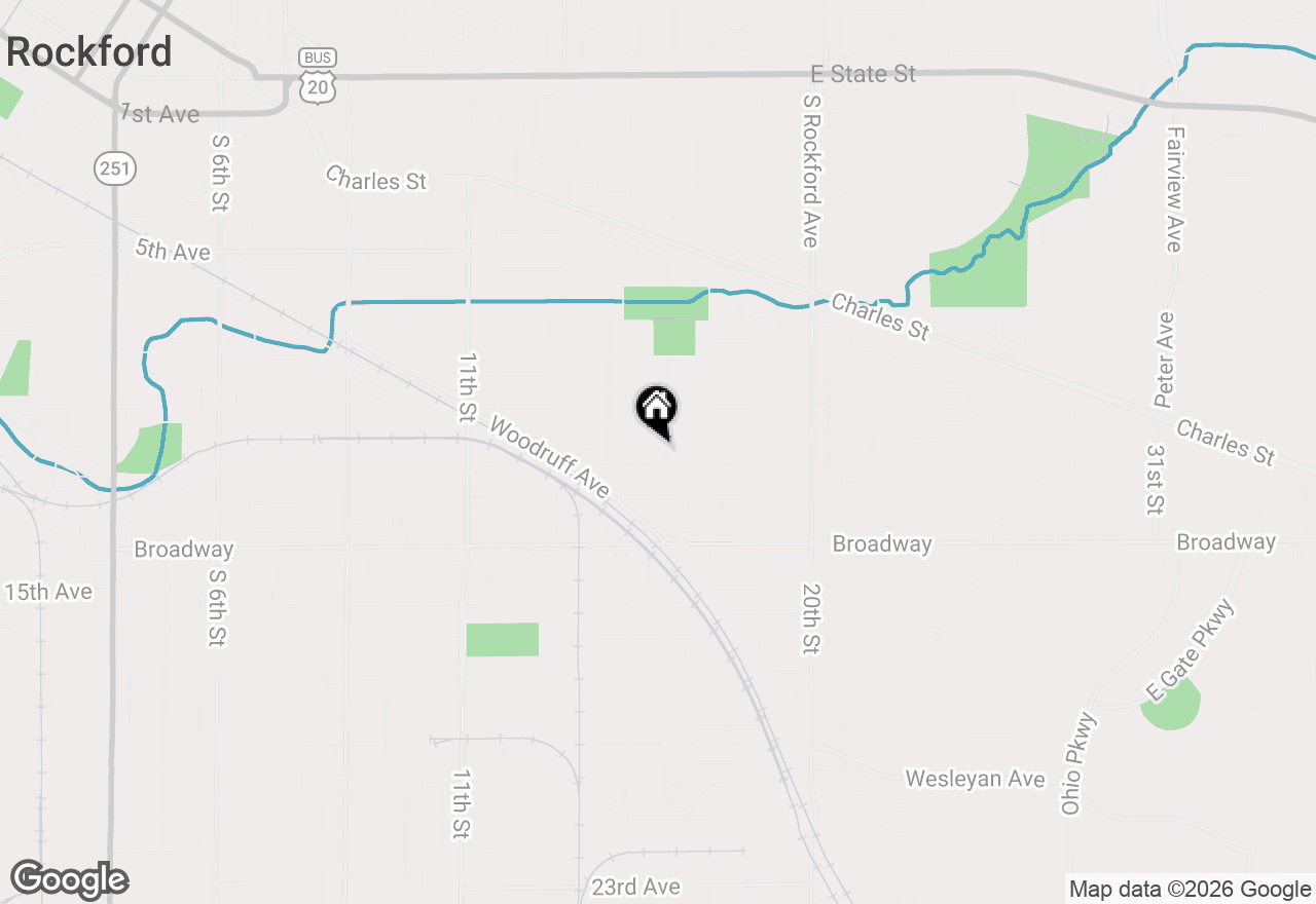 Map of 1130 16th Street, Rockford, IL 61104