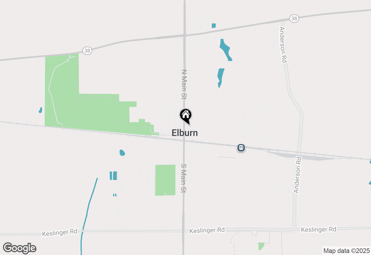 Map of 117 N Main Street, Elburn, IL 60119