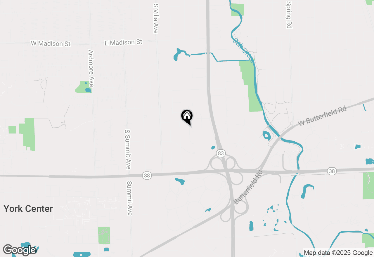 Map of 1320 S Wayside Drive, Villa Park, IL 60181