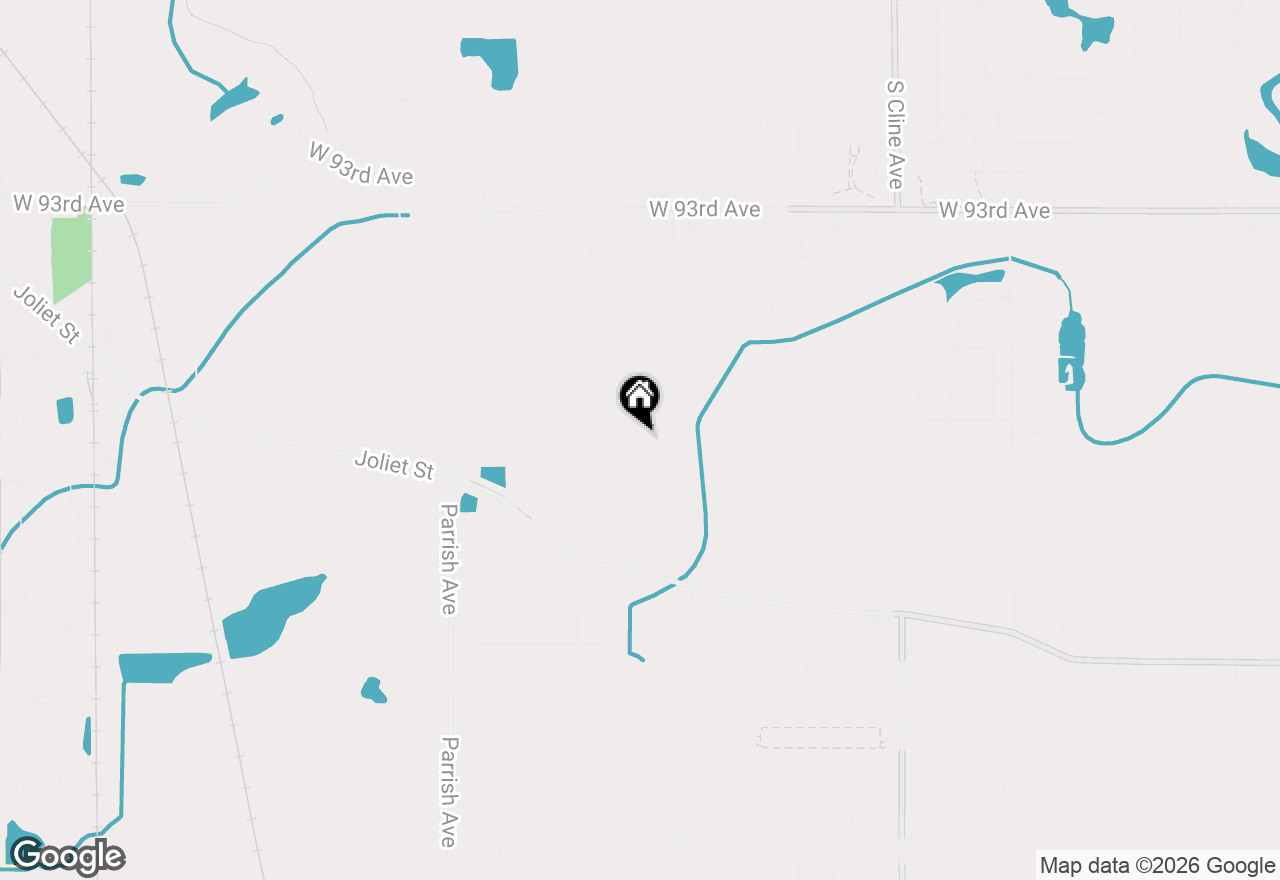 Map of 8910 W 97th Place, St. John, IN 46373