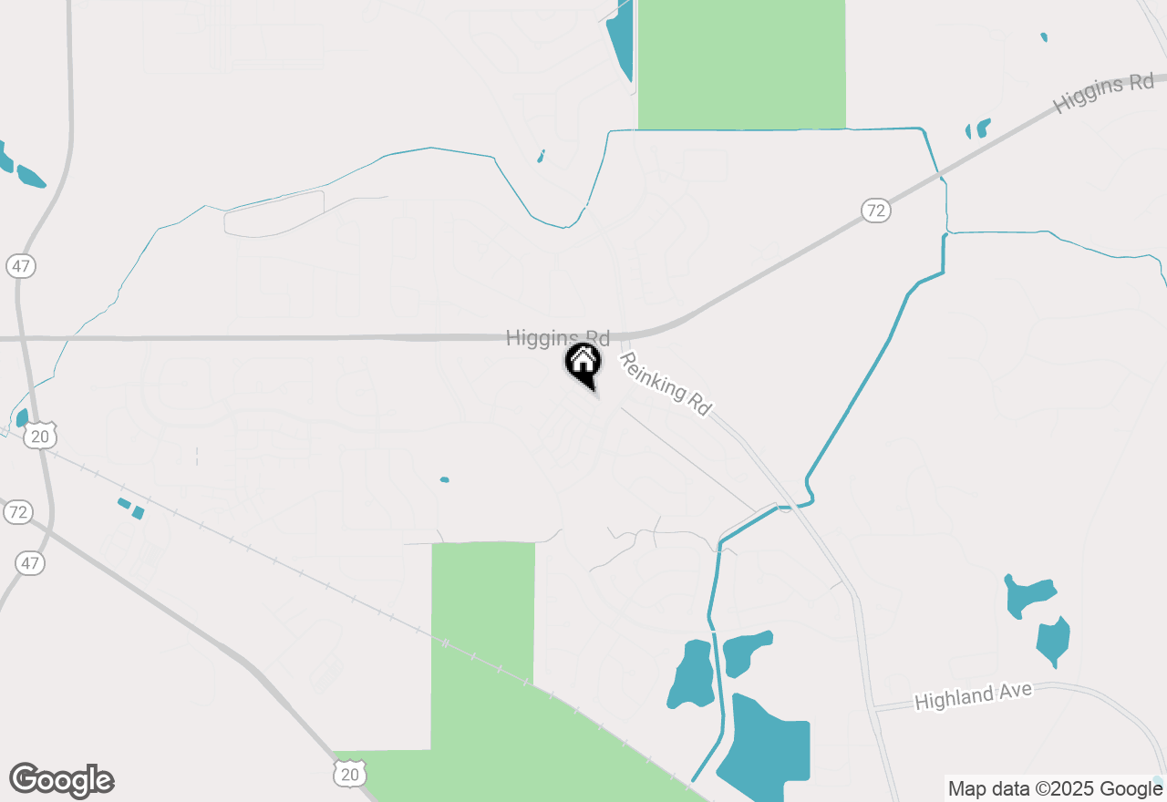 Map of 896 Clover Lane, Pingree Grove, IL 60140