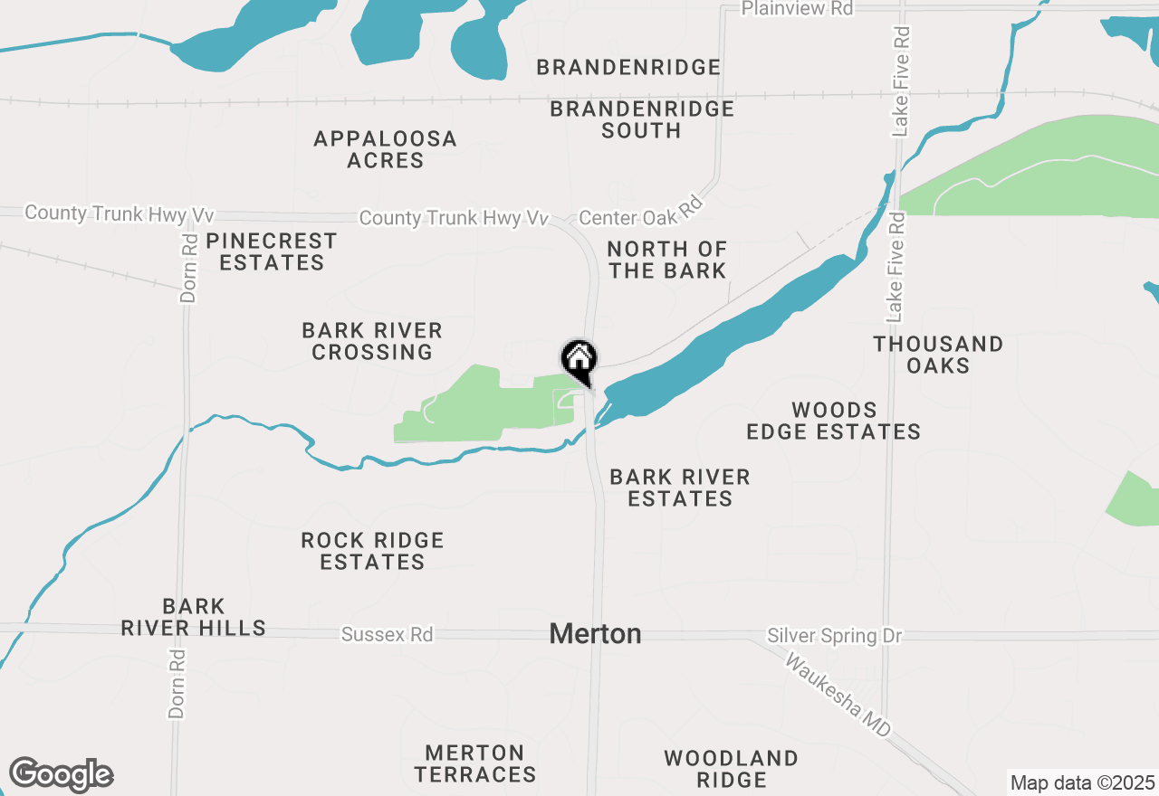 Map of W283N7255 Main St, Merton, WI 53056