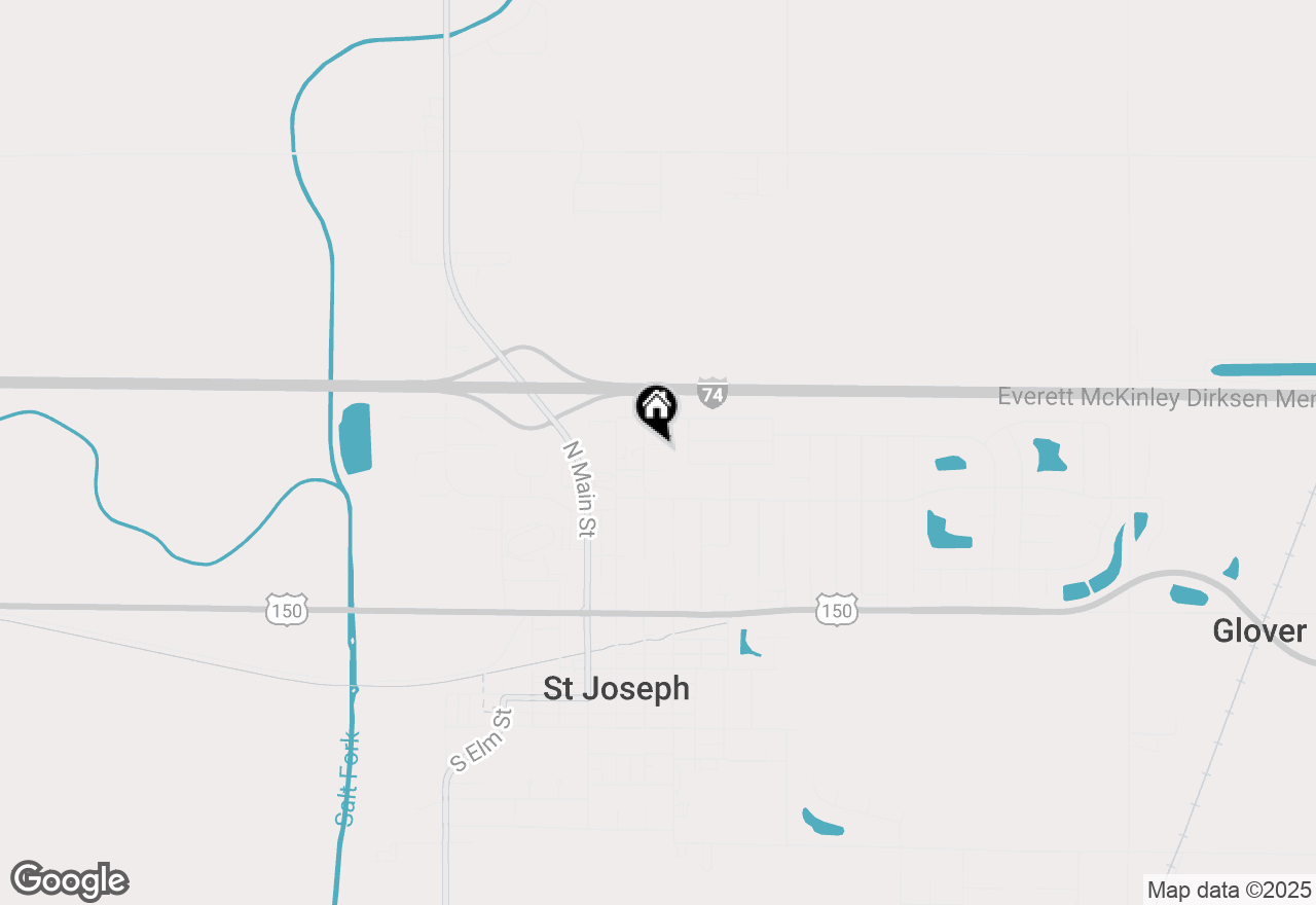 Map of 403 Park Circle, St. Joseph, IL 61873