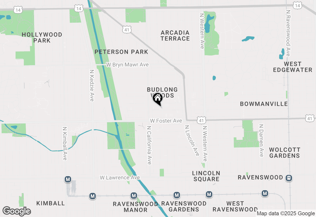 Map of 2727 W Berwyn Avenue #3, Chicago, IL 60625