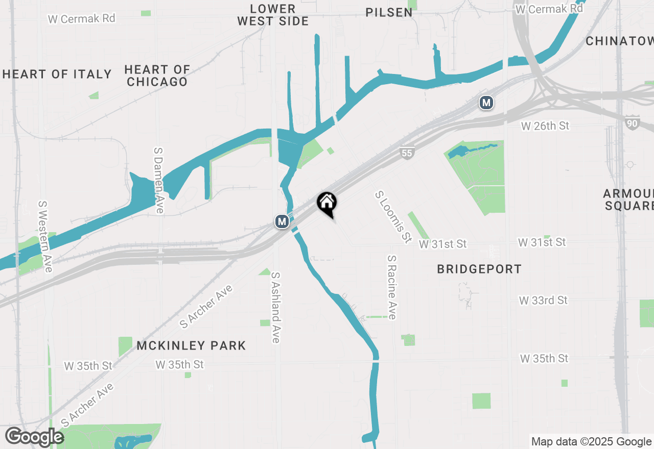 Map of 3021 S Broad Street, Chicago, IL 60608