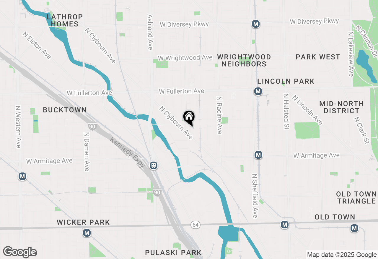 Map of 2135 N Southport Avenue #102, Chicago, IL 60614