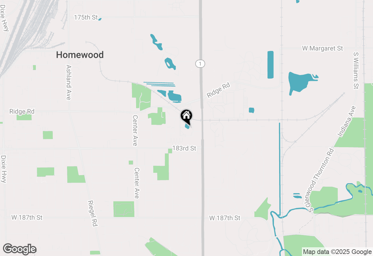 Map of 830 Elder Road #111, Homewood, IL 60430