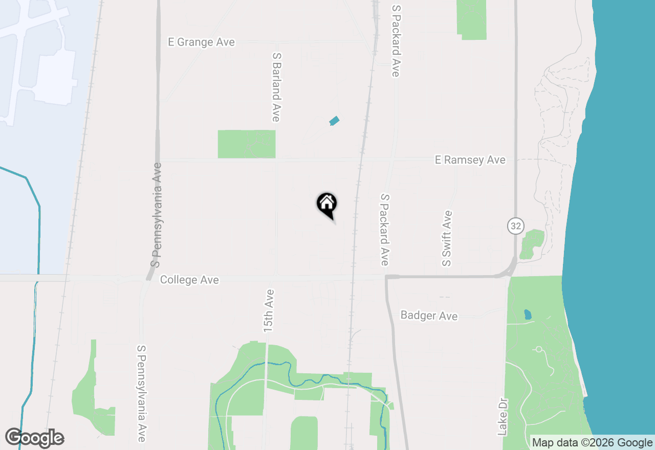 Map of 6168 S Creekside Dr #5, Cudahy, WI 53110