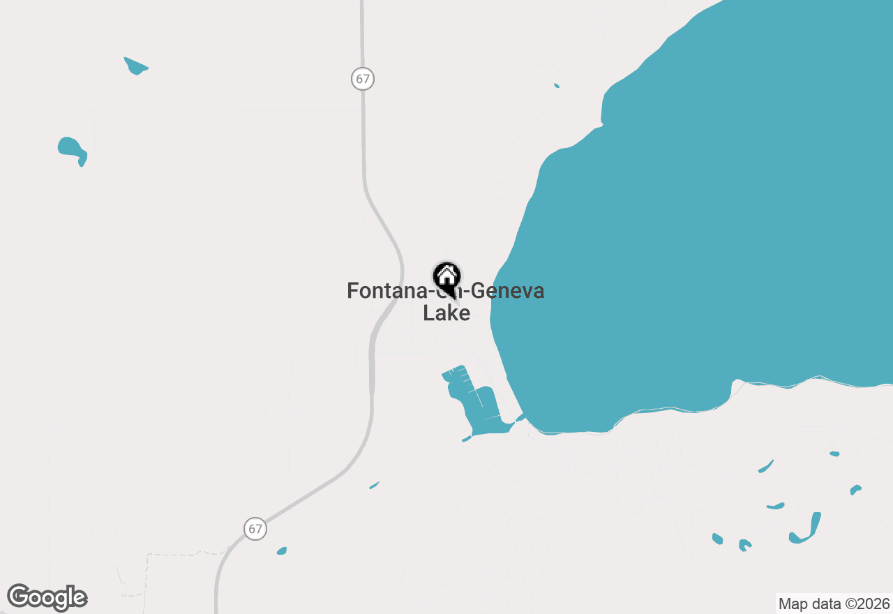 Map of 287 Kinzie Ave, Fontana, WI 53125