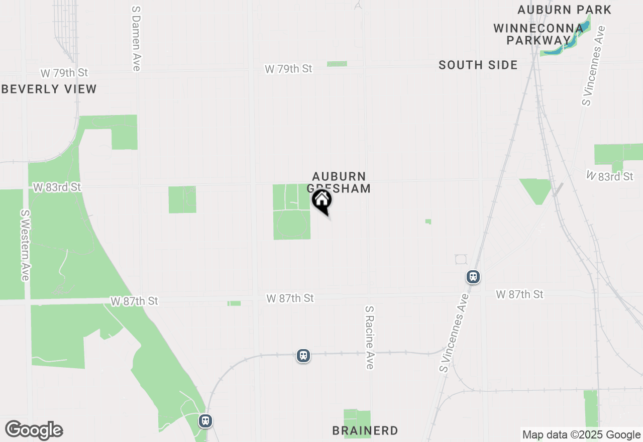 Map of 8418 S Ada Street, Chicago, IL 60620