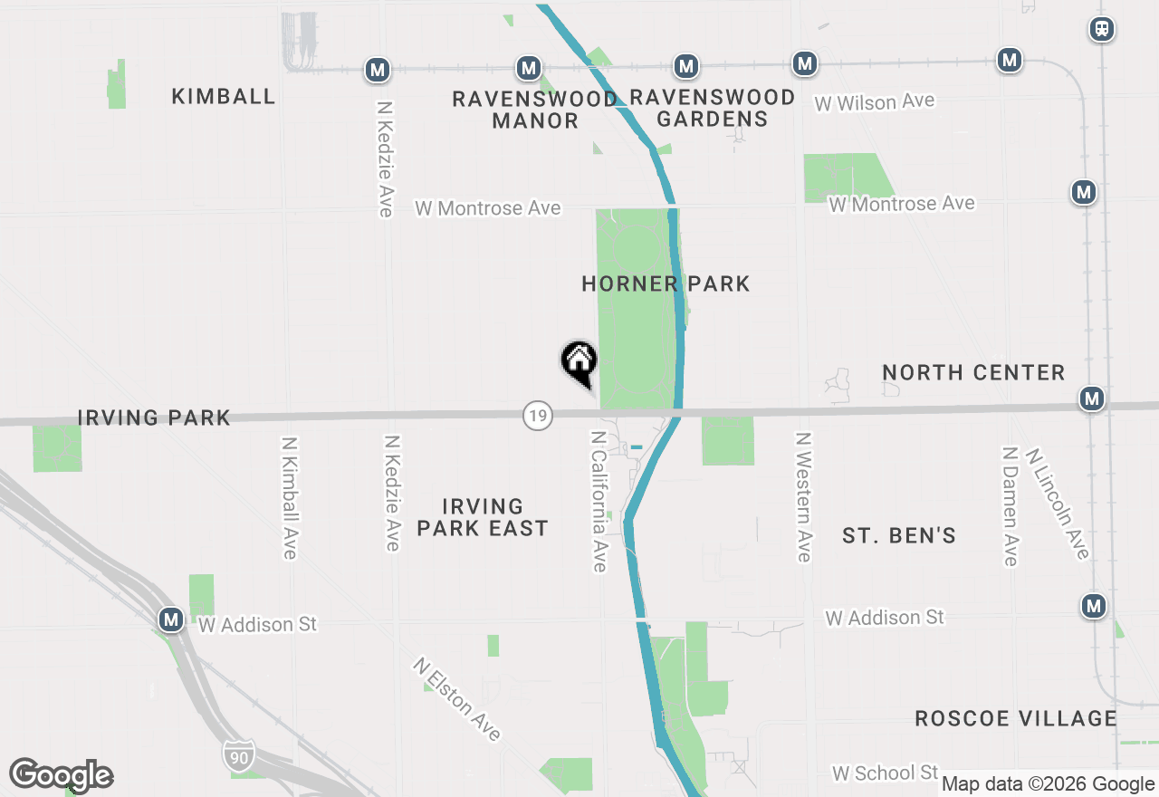 Map of 4015 N Mozart Street, Chicago, IL 60618