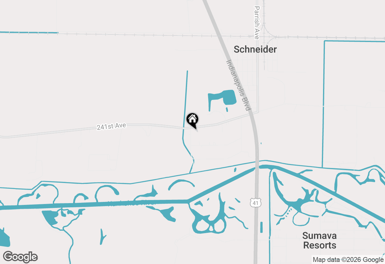 Map of 10309 Kennedy Street, Schneider, IN 46376