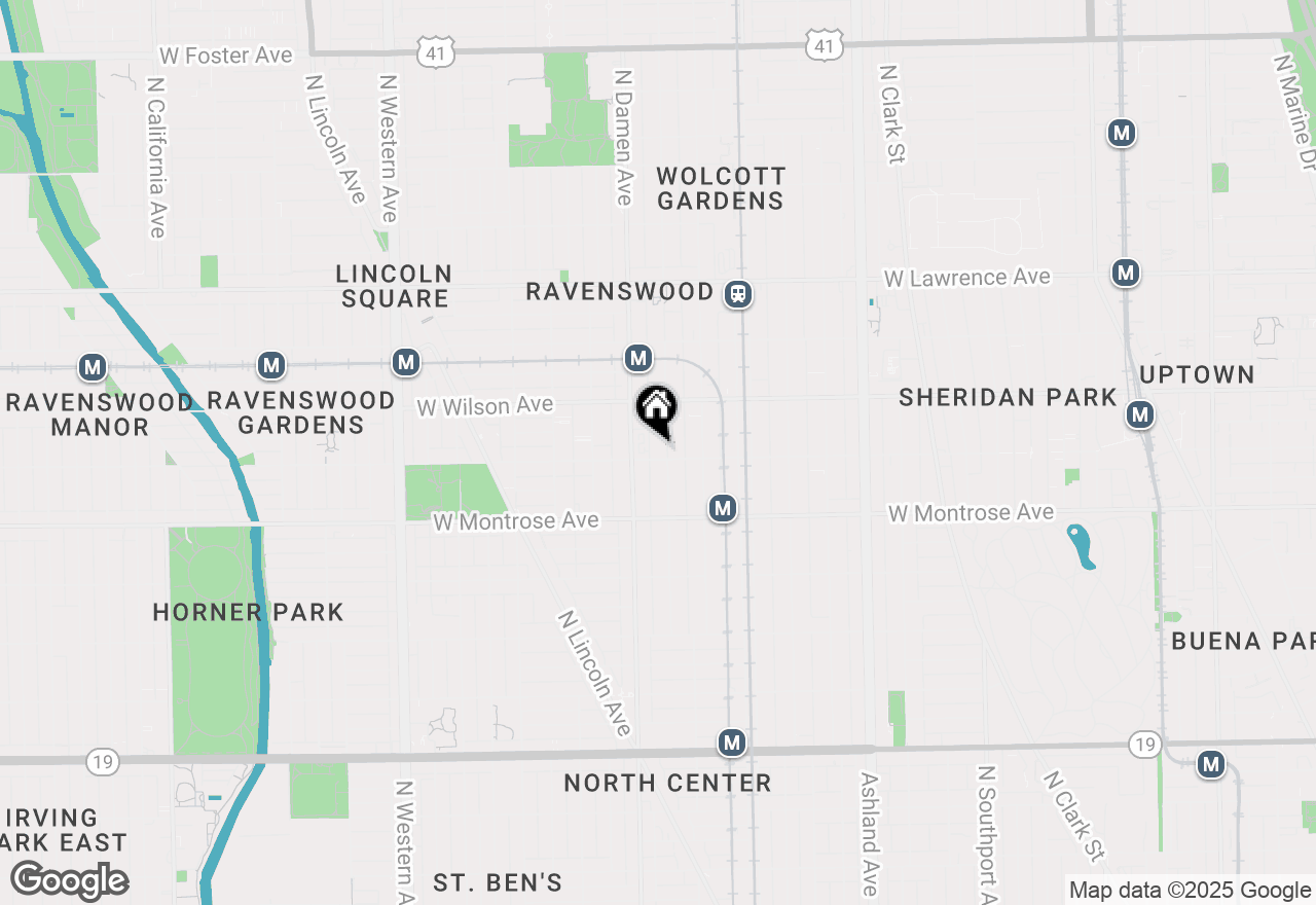 Map of 4500 N Winchester Avenue #606, Chicago, IL 60640