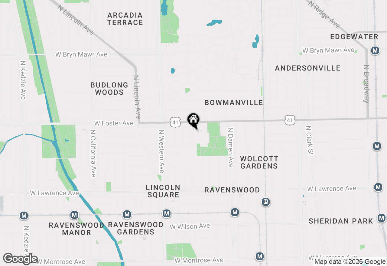 Map of 2211 W Winona Street #1, Chicago, IL 60625