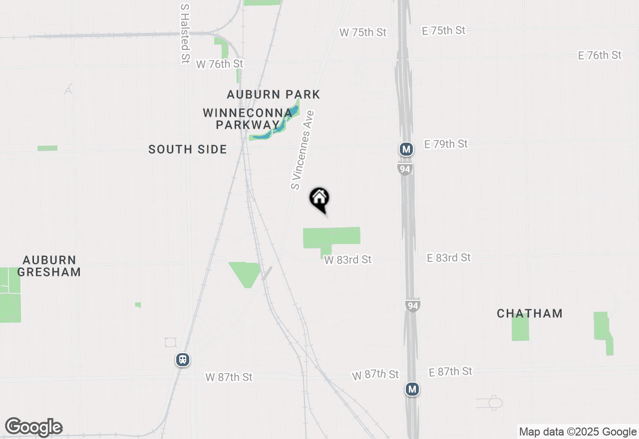 Map of 8135 S Harvard Avenue, Chicago, IL 60620