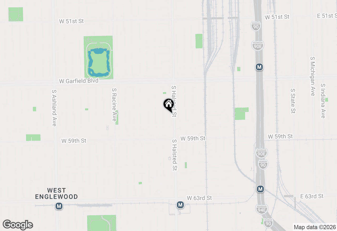 Map of 5725 S Green Street #1, Chicago, IL 60621