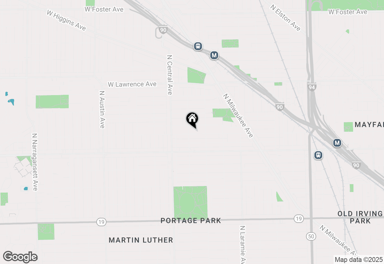 Map of 5450 W Sunnyside, Chicago, IL 60630